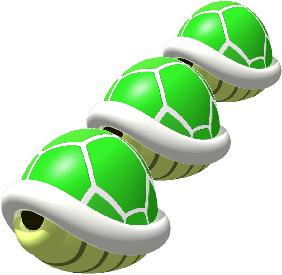 Triple Green Shell - Mario Kart 64 by HammerBro101 on DeviantArt