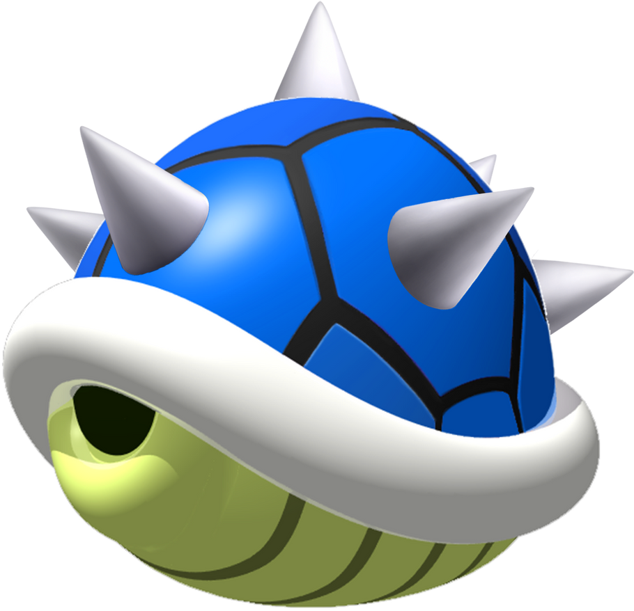 Wingless Blue Spiny Shell - Mario Kart DS by HammerBro101 on DeviantArt