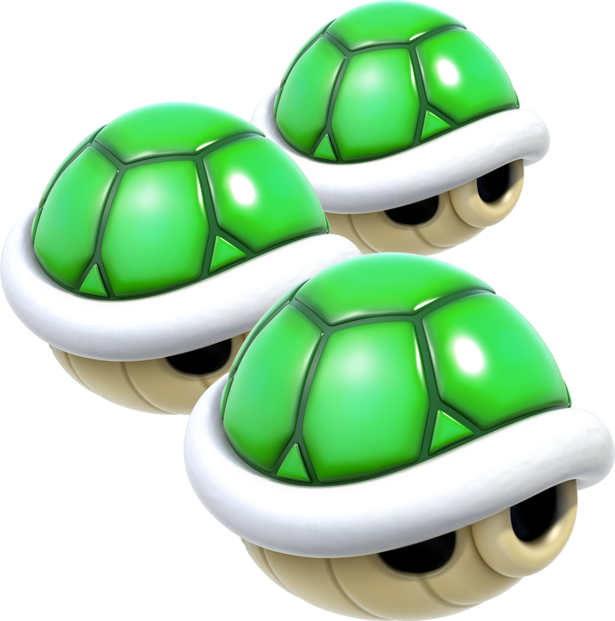 Triple Green Shell Artwork - Super Mario 3D World by HammerBro101 on ...