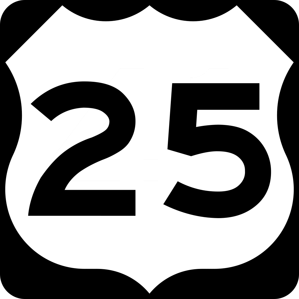 US Route 25 Custom Sign by HammerBro101 on DeviantArt