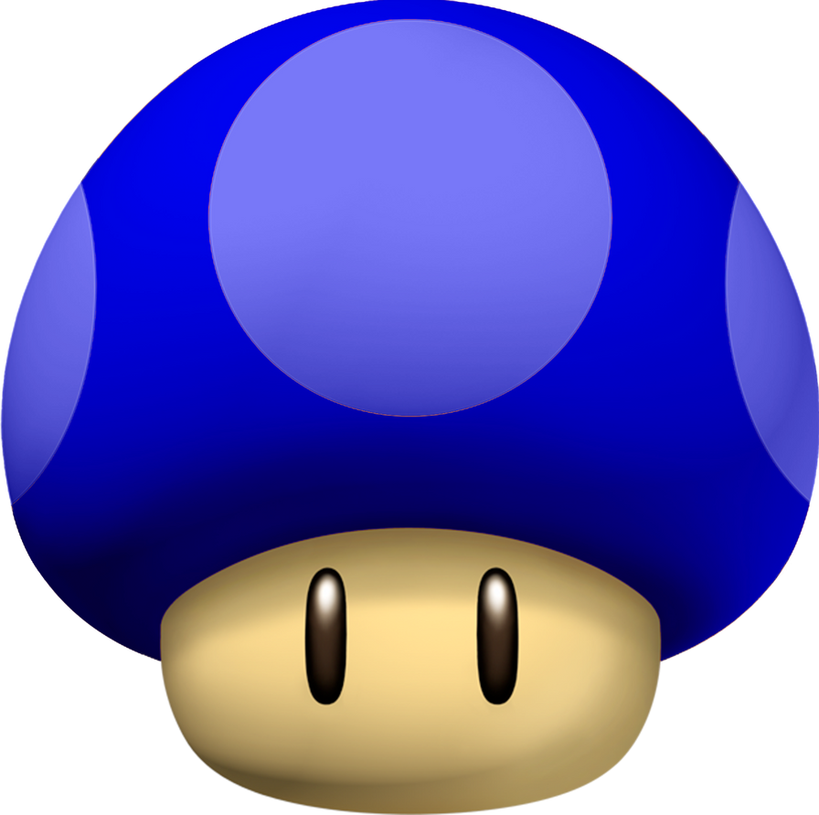 Small Blue Mario Blue Lunar Mushroom - Mario Kart Wii by HammerBro101 on DeviantArt