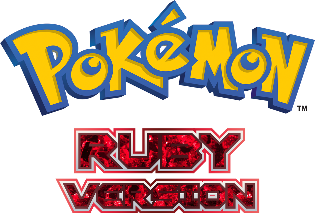 Pokemon Ruby Version Logo by HammerBro101 on DeviantArt