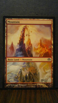 zendikar full art mountain