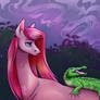 Pinkamena and Gummy