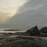 Arrival on a rocky Shore