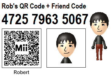 3DS Friend Code QR Code by on
