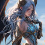 MF09-042 - Dragon Warrior Girl