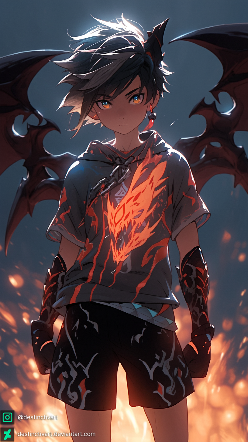 anime boy by M1609art on DeviantArt
