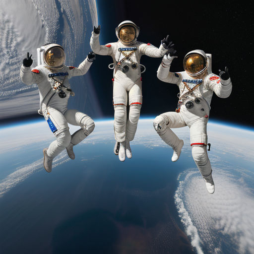 Astronauts dance in space by MARRRIUS39 on DeviantArt