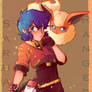 Pokemon Ranger - Sarha and Pyroli