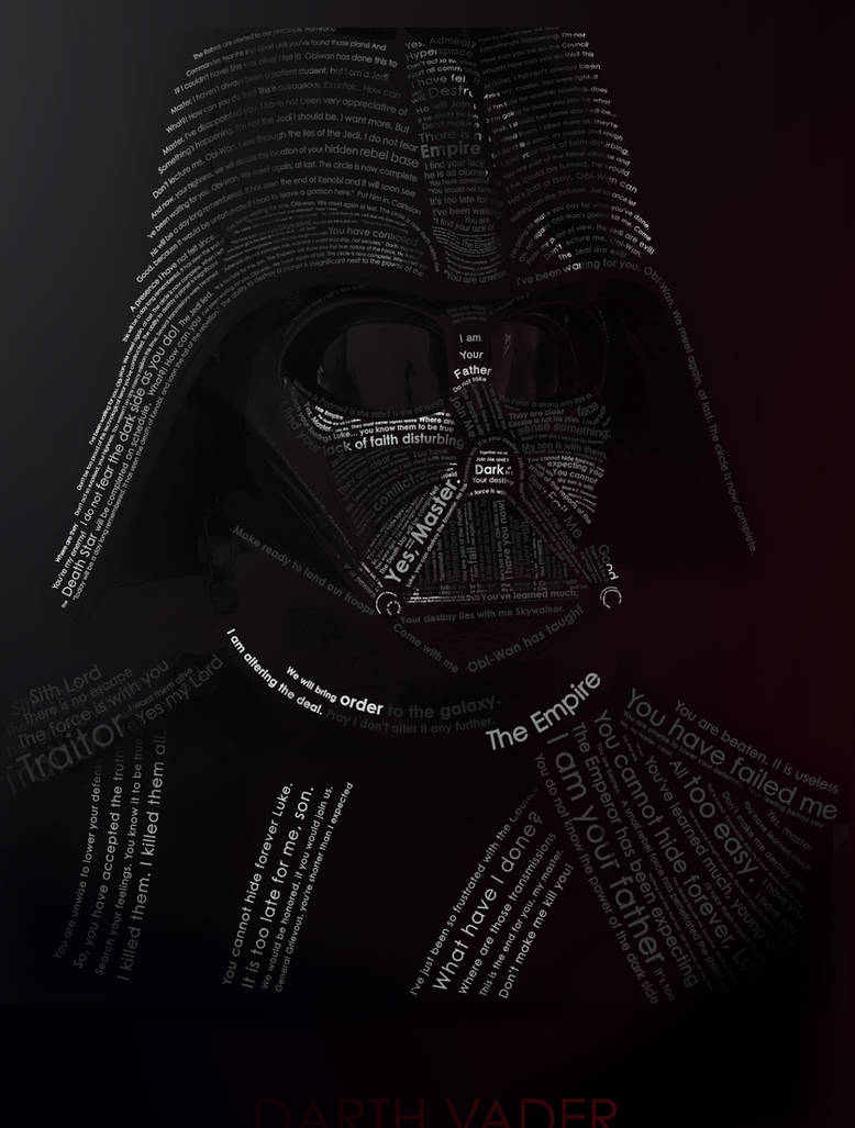 VADER typography by etrav689