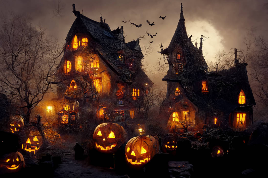 Haunted Village Halloween 2 by ElmosCrackPipe on DeviantArt