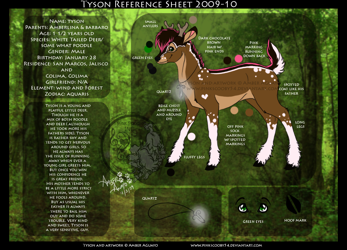 Tyson Reference Sheet 2009-10