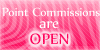 Point commissions open pink