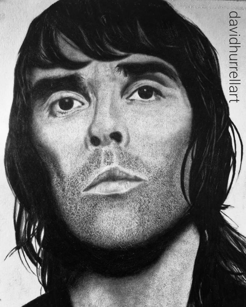 Ian Brown - Drawn in Graphite Pencils by davidhurrellart on DeviantArt