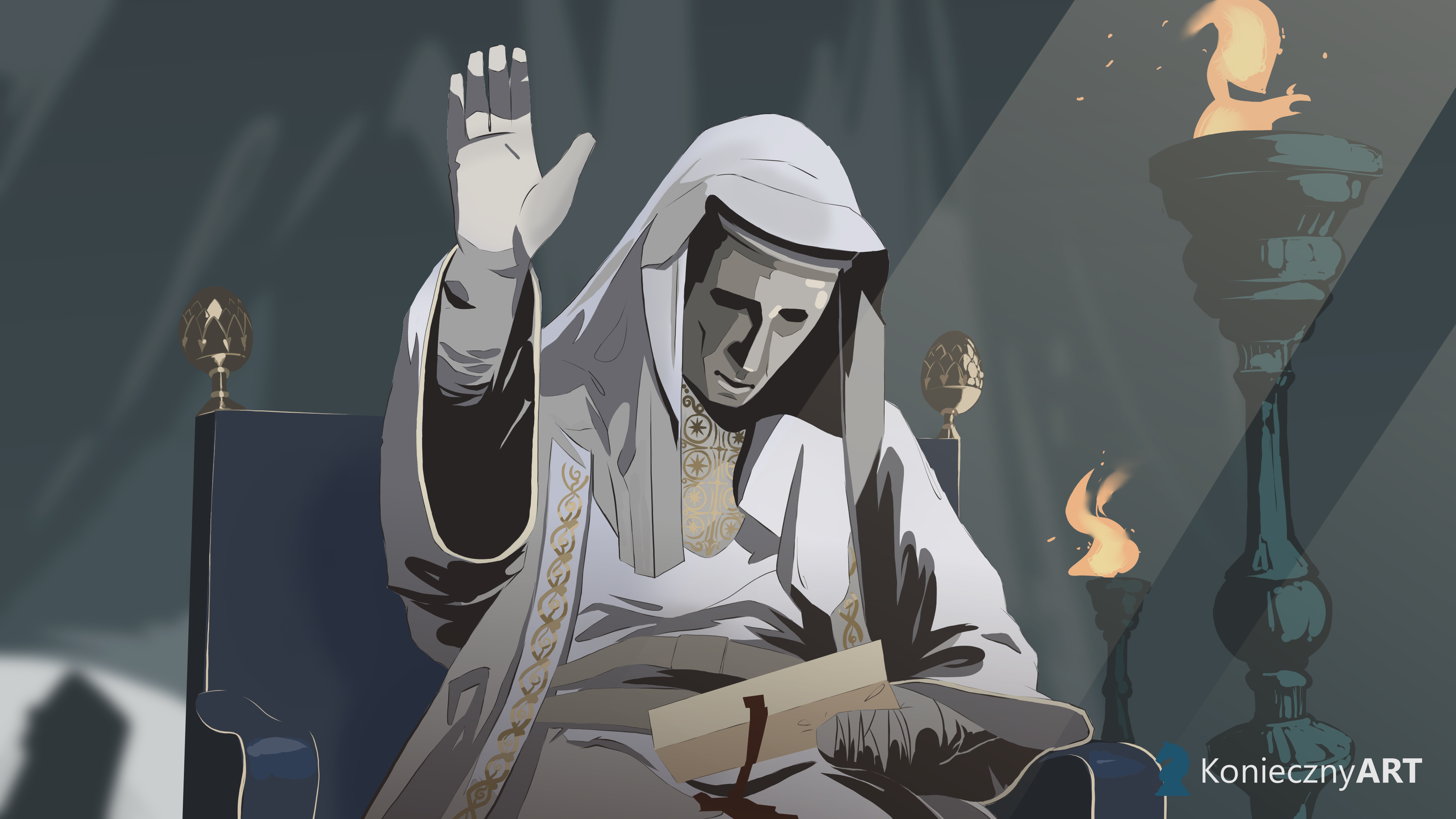 Baldwin IV the Leper - King of Jerusalem. by KoniecznyART on DeviantArt