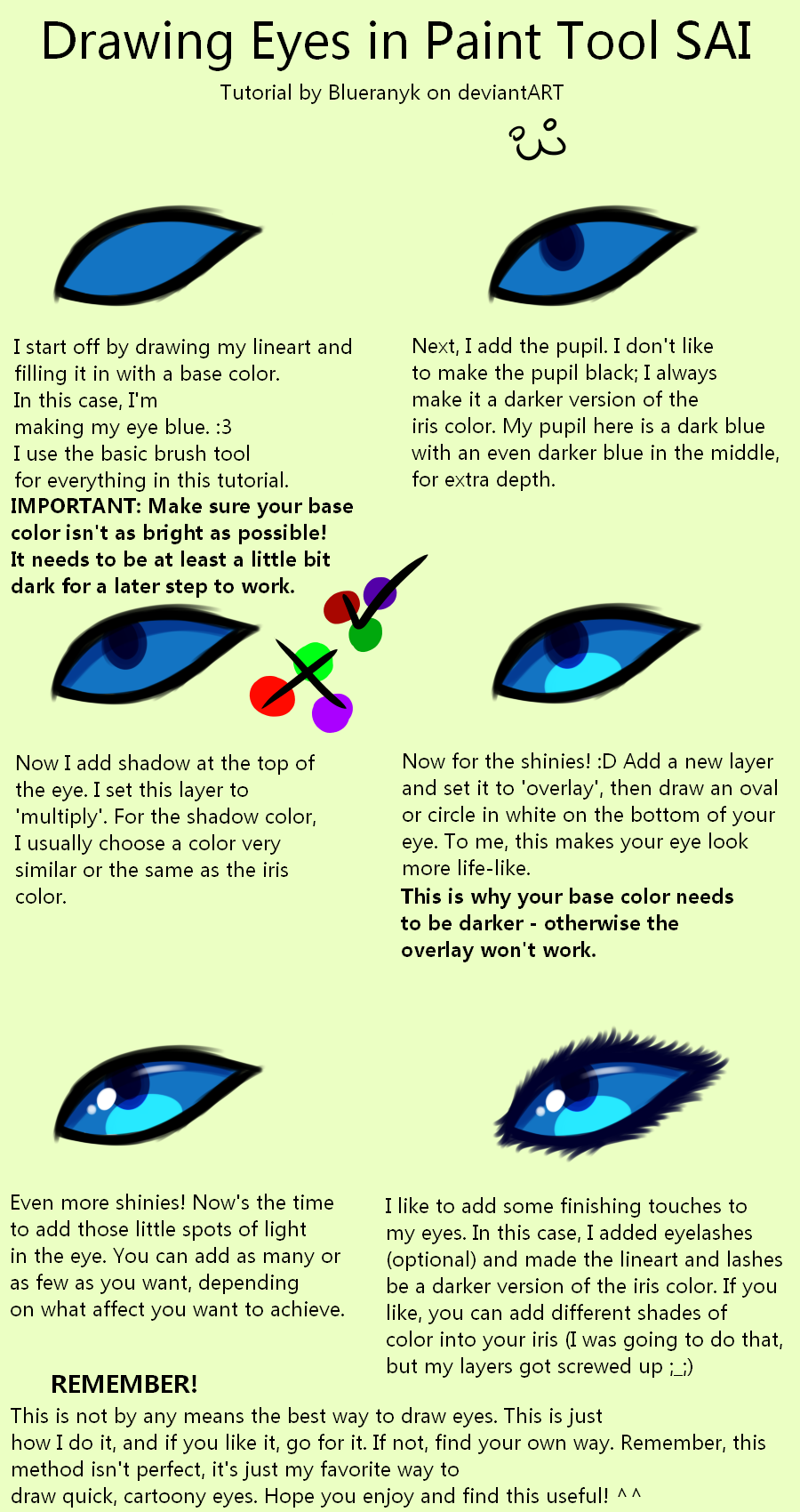 How to Draw Eyes in Paint Tool SAI