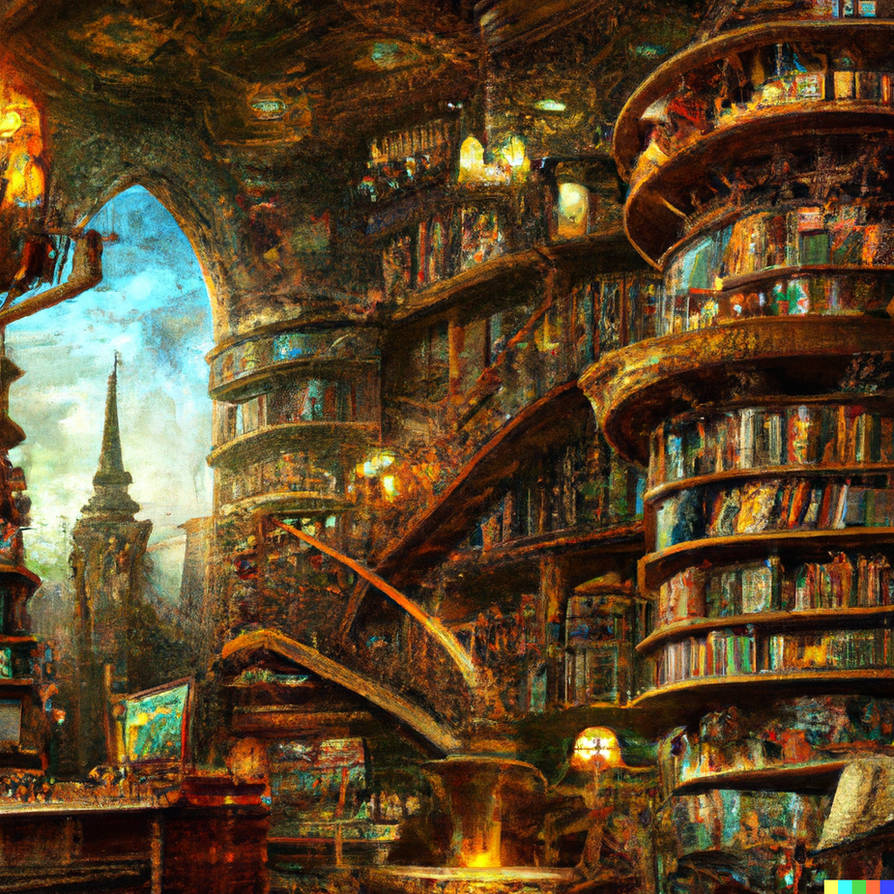 Library. Design Fiction Fantastic Library by FredIsAGirl on DeviantArt