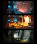 Ratchet and Clank: Gold Factory Concept by Liammacd