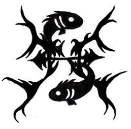 Tribal Zodiac Pisces + Glyph
