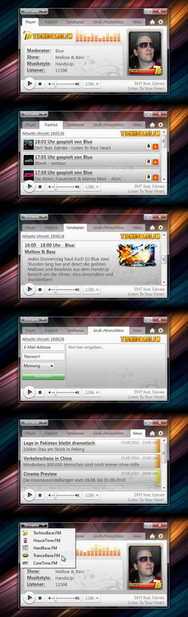 WeaReoNe.FM Player UI