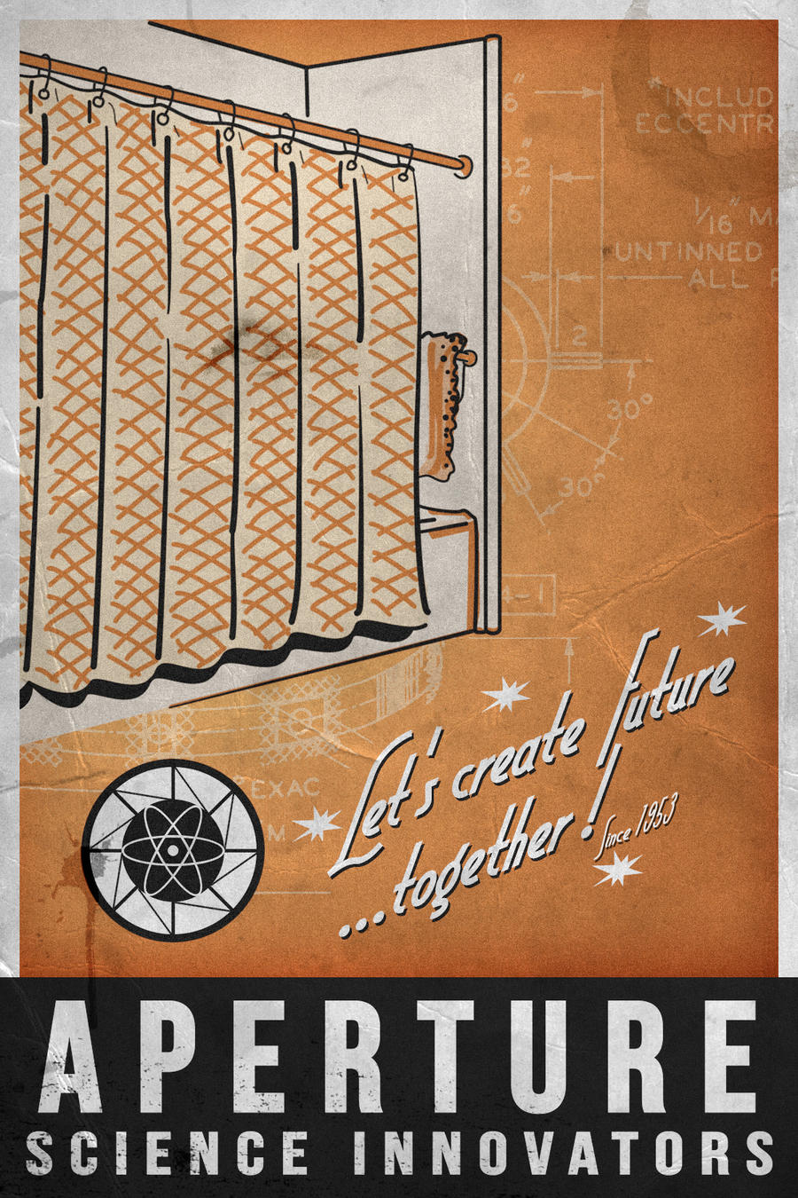 Aperture Science 1953 Poster