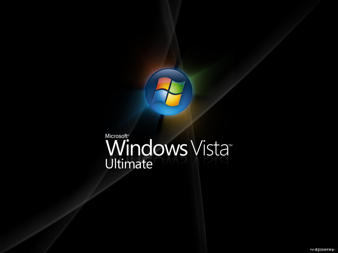 Vista Ultimate Wallpaper Black by dj-corny
