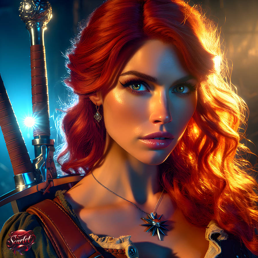 The Red Witcher by ScarletExilesSL on DeviantArt