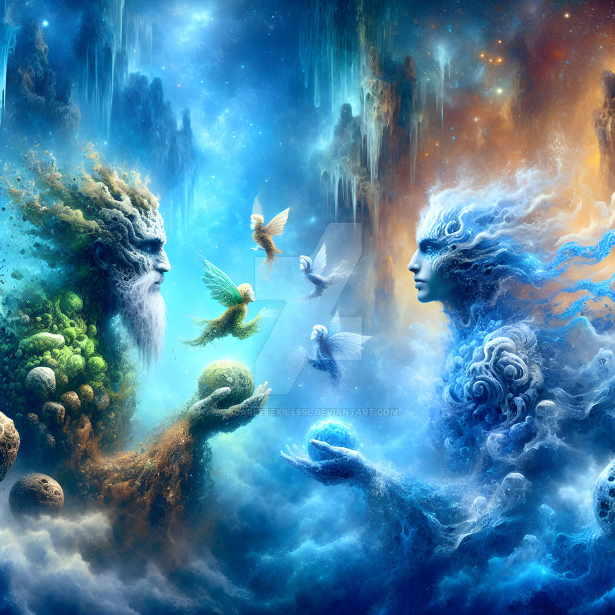 FANTASY ELEMENTALS EARTH AND WATER by ScarletExilesSL on DeviantArt