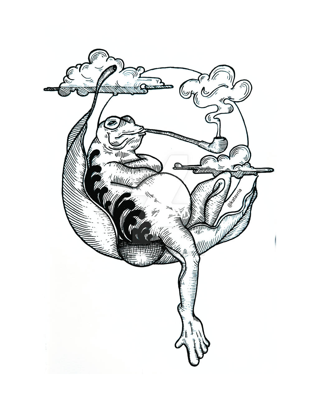 Frog by Hydroksyzyna on DeviantArt