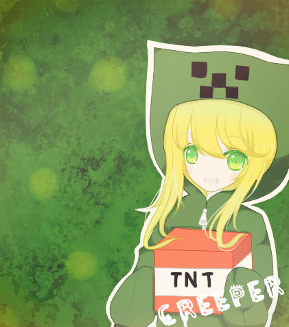 Creeper humanoid figure~