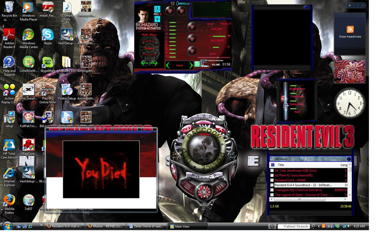 Resident Evil desktop :D