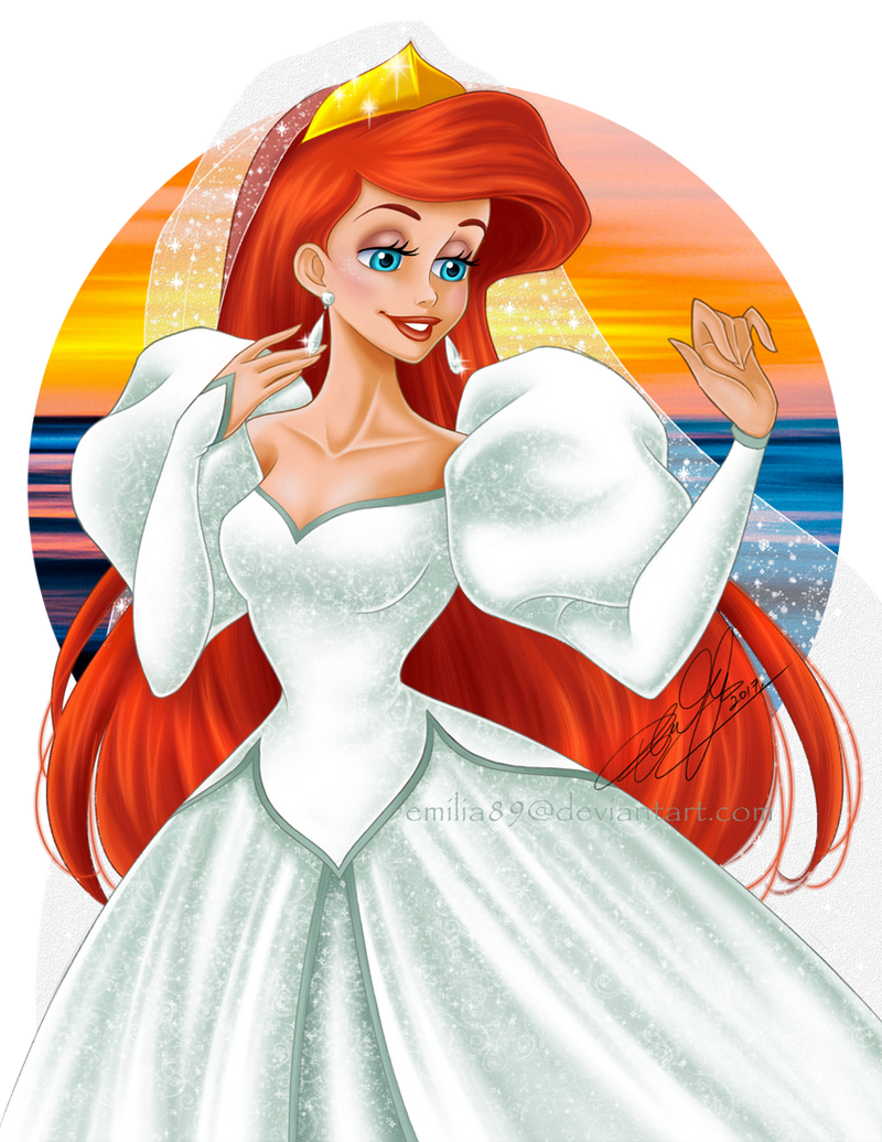 Ariel dress wedding best sale