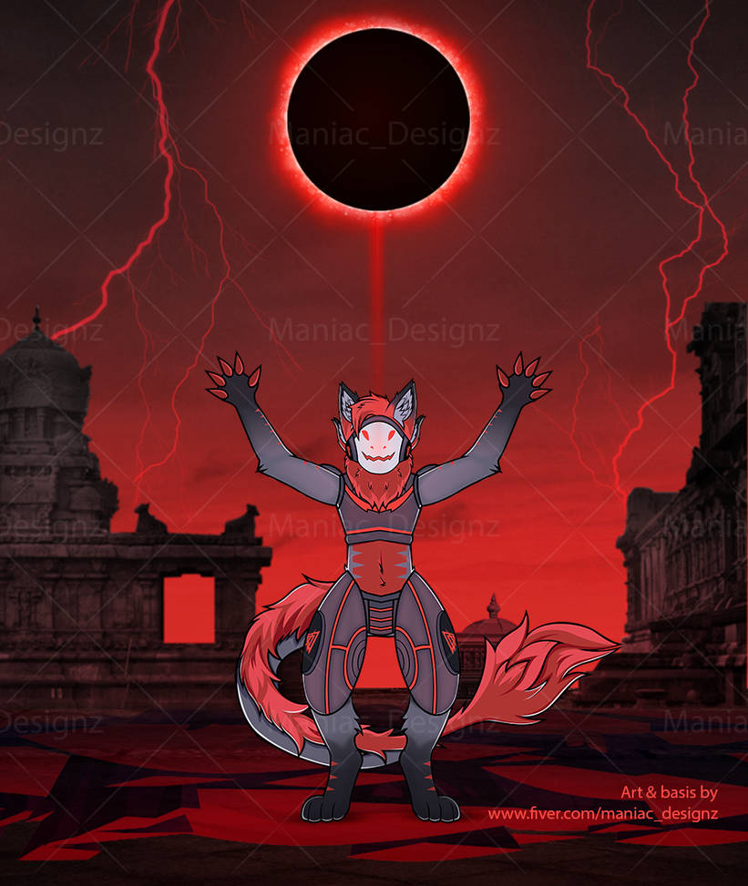 Custom Commission Protogen Art Praise the Sun by Maniacdesignz on ...