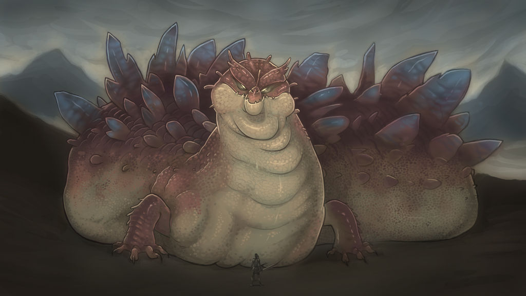 ArtStation - Glaurung the gold-worm