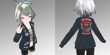 [MMD,VRC] Street Jacket