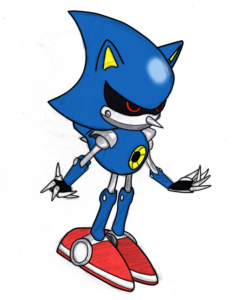 Metal Sonic -in Color- by Reallyfaster on DeviantArt