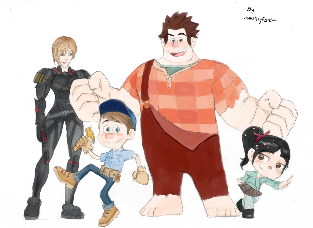 Wreck-It Ralph Characters by Reallyfaster on DeviantArt