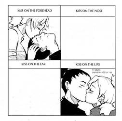 Unfinished kiss meme ShikaTema by h-ozuno
