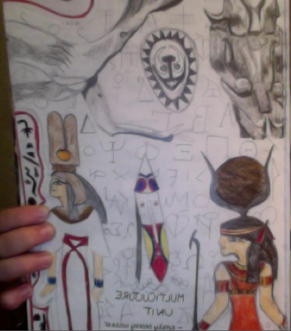 Gcse Art Sketchbook 3 Culture Title Page By Honeybeehopeful On Deviantart