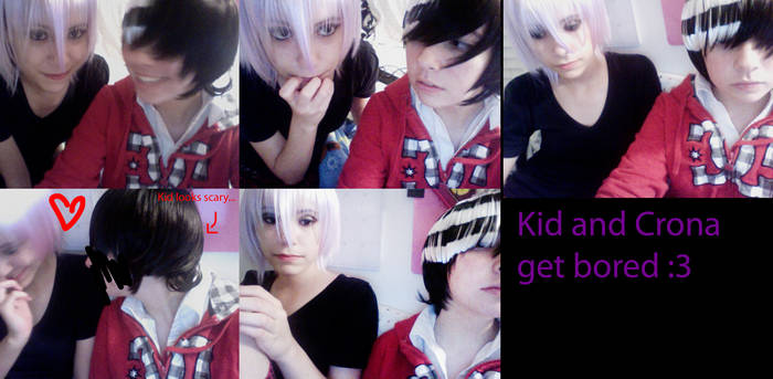 Kid and Crona get bored.