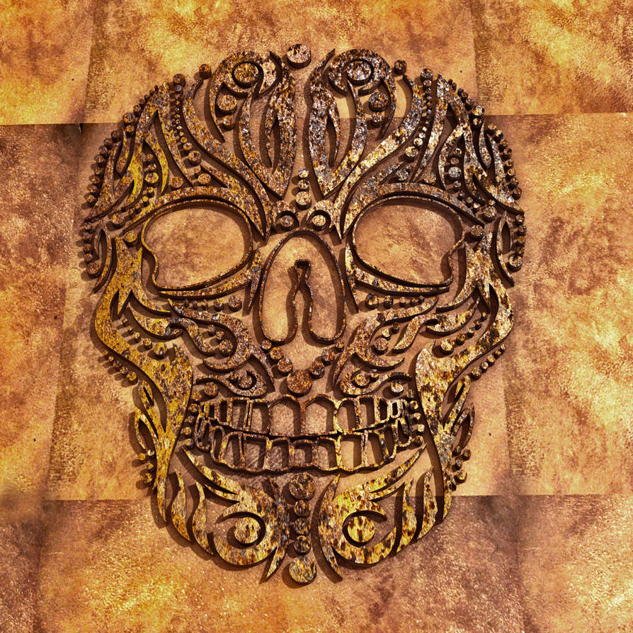 Rust Skull Background Rusty skull by goran74 on DeviantArt