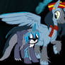 Alocorn older mad muchkin and my filly oc.