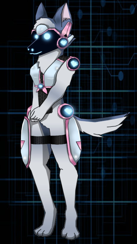 Protogen Love Lab Border Collie (?) Protogen Comission by Gheert on DeviantArt