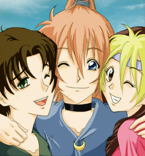Golden Trio by alasta