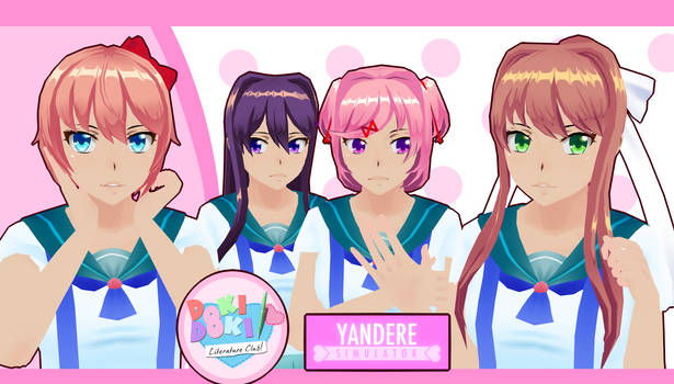 Doki Doki Literature Club hairs