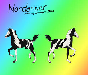 avonRDA- black tobiano foal design