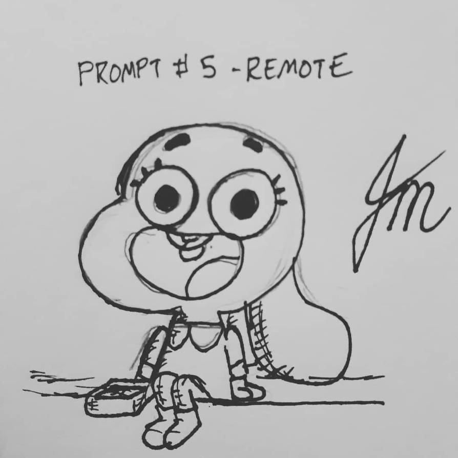 Remote Inktober Inktober Prompt # 5 - Remote by Jjmunden on DeviantArt