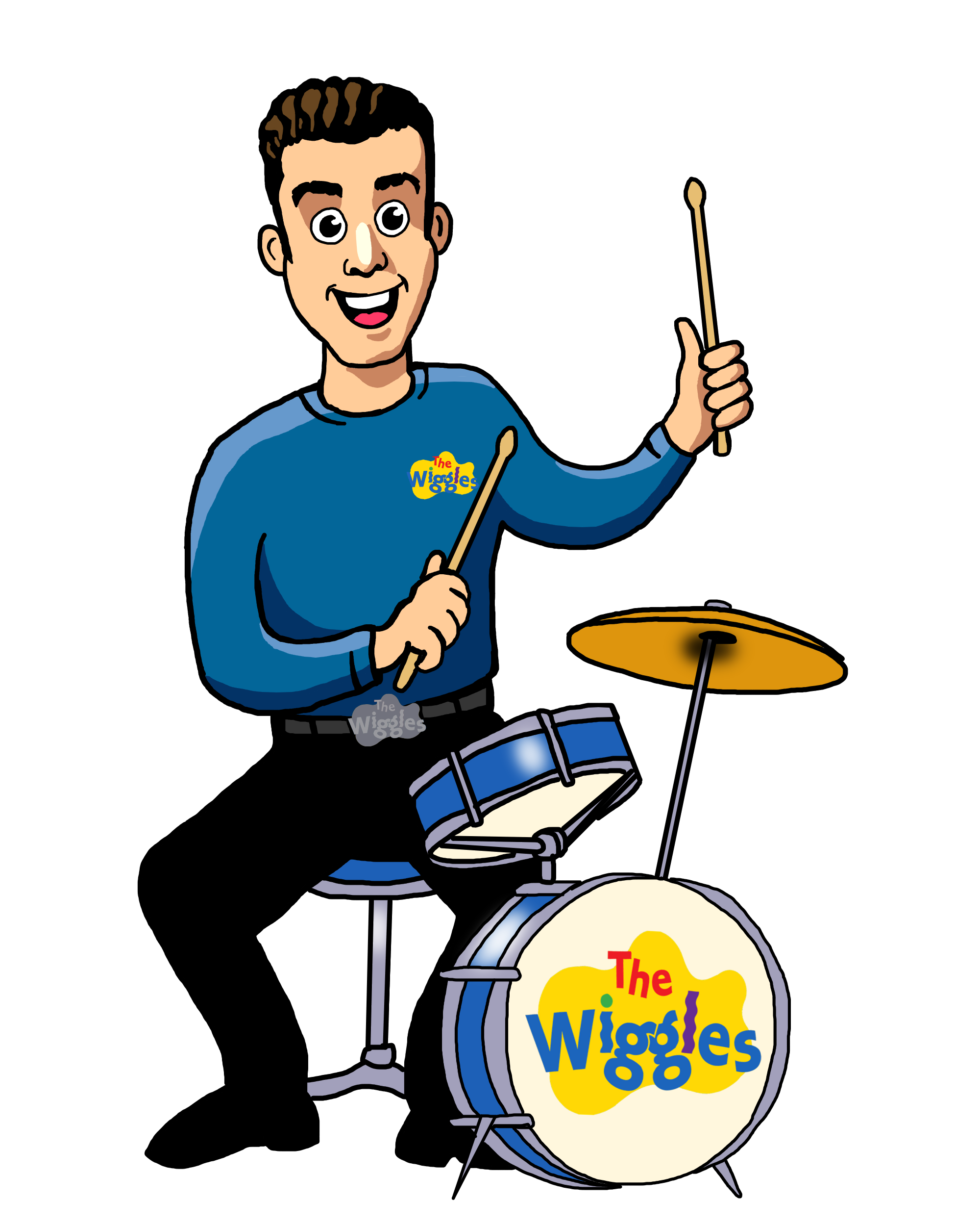 Cartoon Anthony with Drums by Jjmunden on DeviantArt