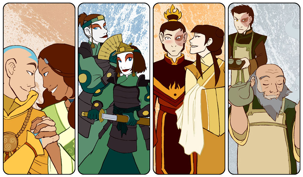ATLA Bookmarks - Love by AliWildgoose on DeviantArt